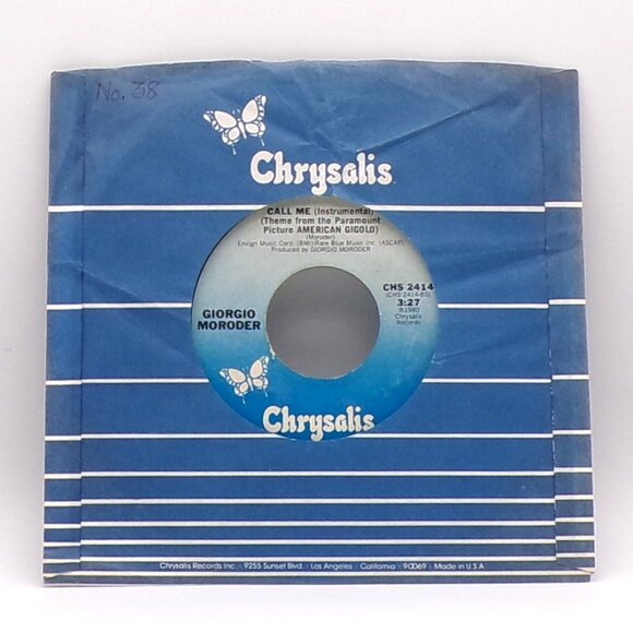 Call Me by Blondie 45 Record - Picture 2 of 6